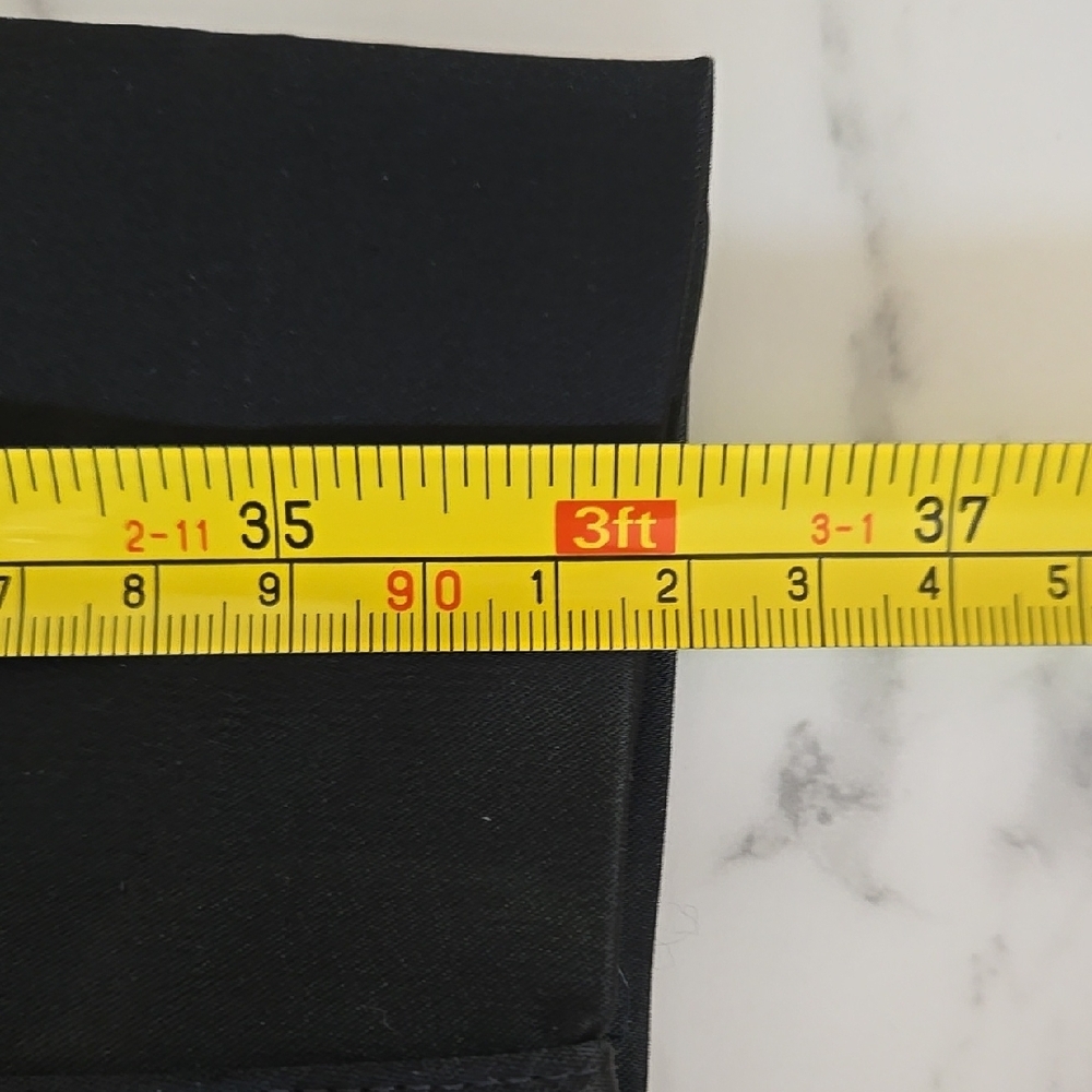 Express Black Tuxedo Editor Dress Pants – Beaded Embroidery Tailored Fit Size 4 - Picture 4 of 7